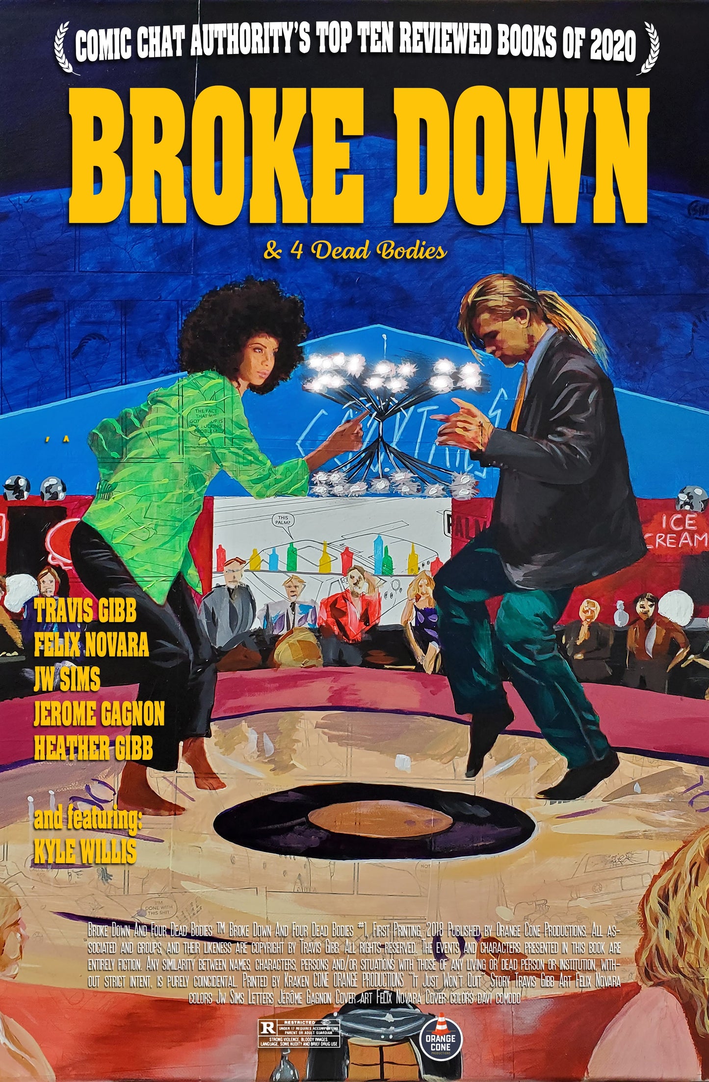 Broke Down And Four Dead Bodies #1 (Pulp Fiction Variant - Trade Dress)