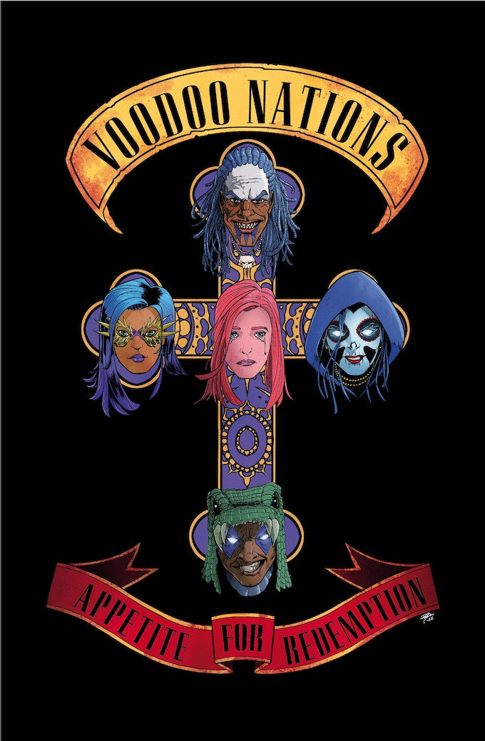 Voodoo Nations 3 (Cover E) GUNS AND ROSES VARIANT